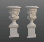 Marble Flower Pots-1102