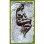 Рельефная мраморная скульптура -4519