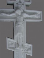 Мраморный крест-6606P